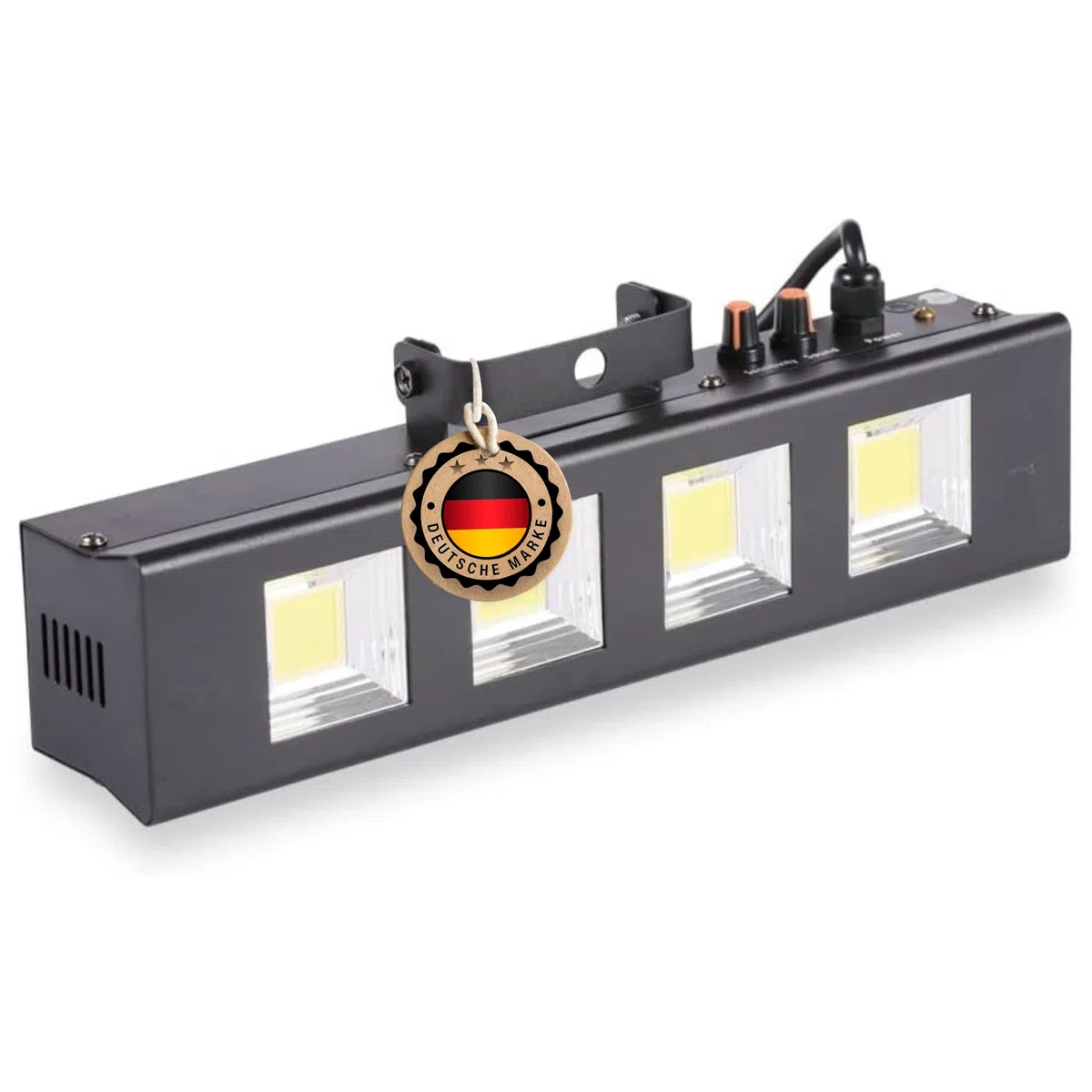 ETEC Professional LED Stroboskop PRO 4x50 Watt COB Blitzer Strobe DJ Effekt Party Disco Club Event Dimmbar Veranstaltung Bühnenbeleuchtung Licht