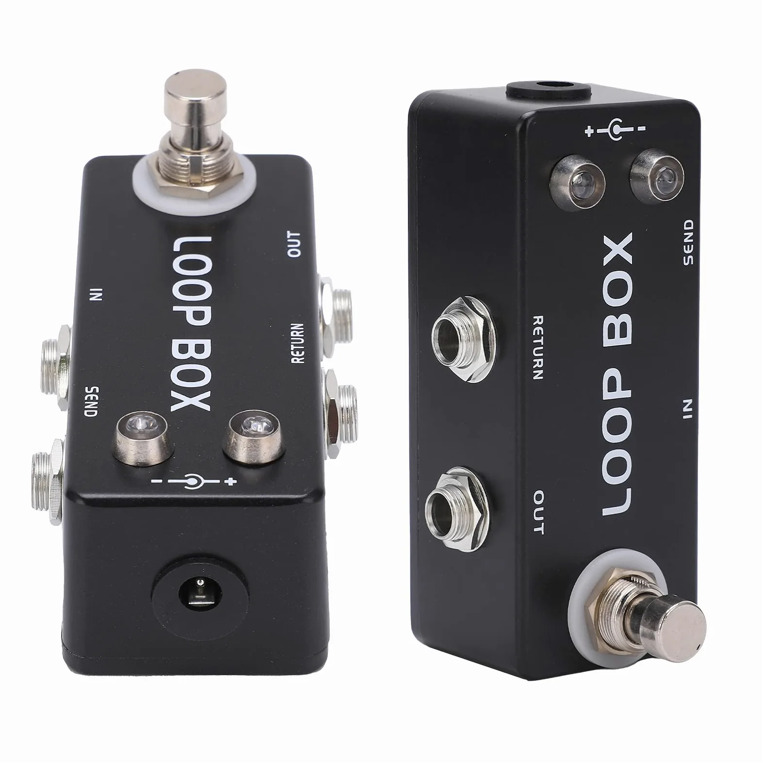 Effect Loop Pedal, Pedals Switcher Routing Selection Robust mit LED-Anzeige für Musikinstrument zum Einstellen