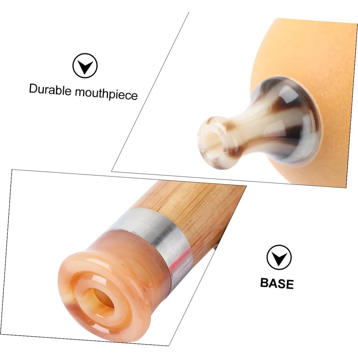 Chinesisches Handgefertigtes Hulusi Bambusblasinstrument C Tonart mit Zwei Sub und Einem Plunger Leicht zu Lernen und Elegantes Design für Musikliebhaber und Zufälliger Stil