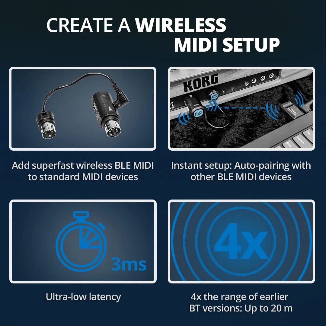 Nektar WIDIFLEX Wireless Bluetooth MIDI Interface