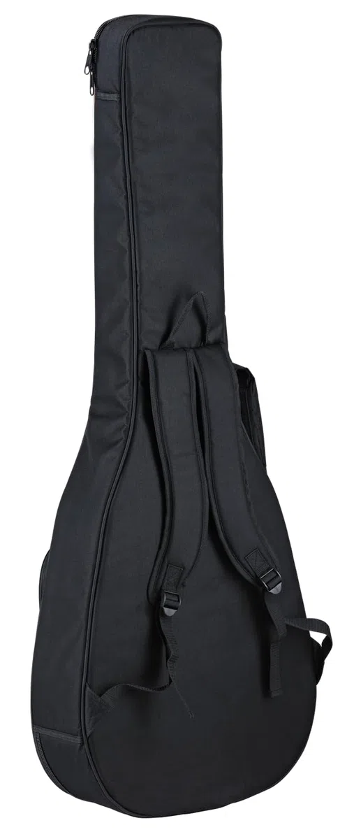 Ortega Guitars Pro Series Bag - 4/4 Klassische Gitarren Tasche - Höhe 105,4 cm - Breite 40 cm - Breiter Halsgurt - Schultergurte - Nylon, Schwarz (ONB44L)