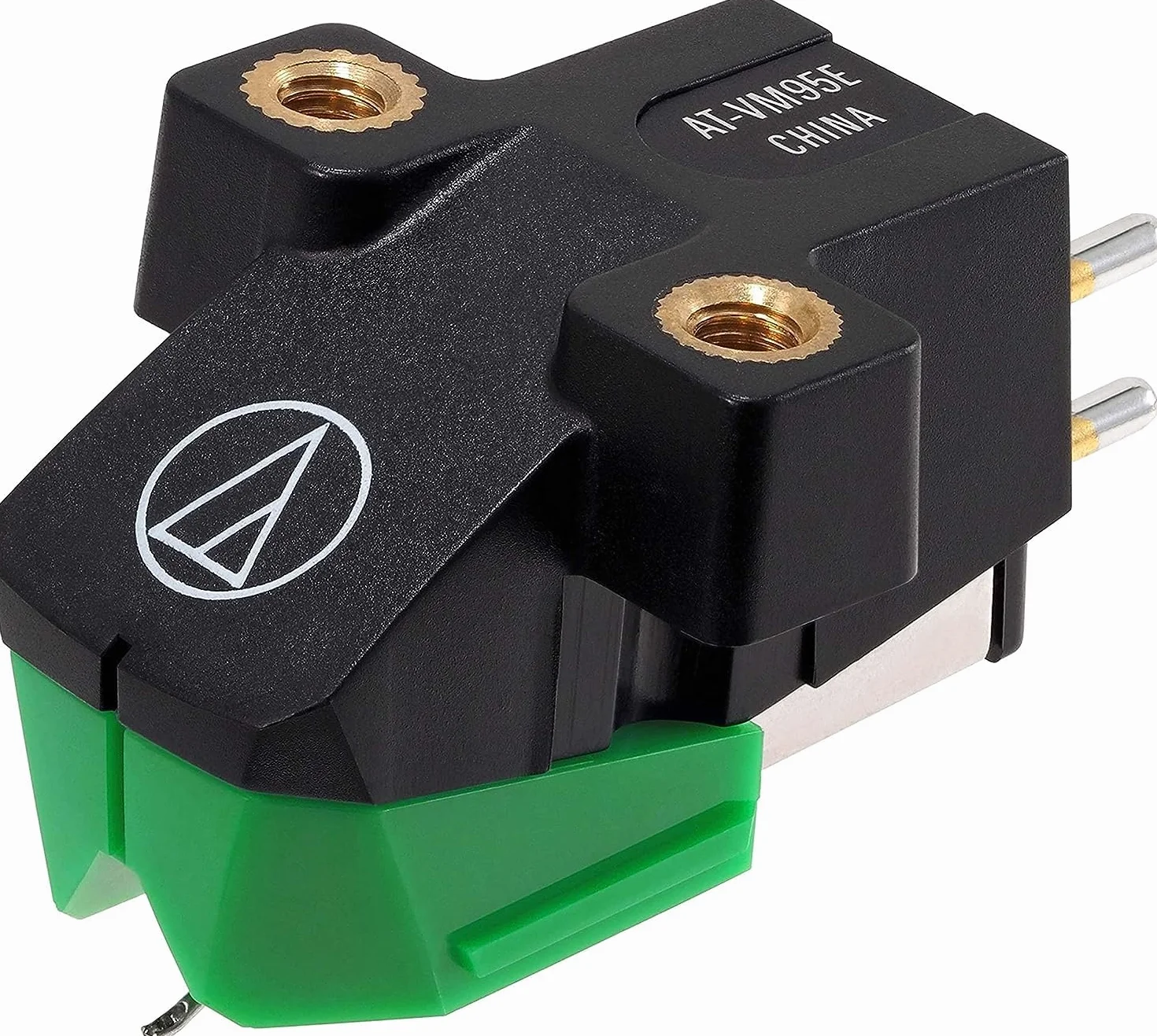 Audio-Technica AT-VM95E VM95-Serie – Stereotonabnehmer, elliptisch Grün