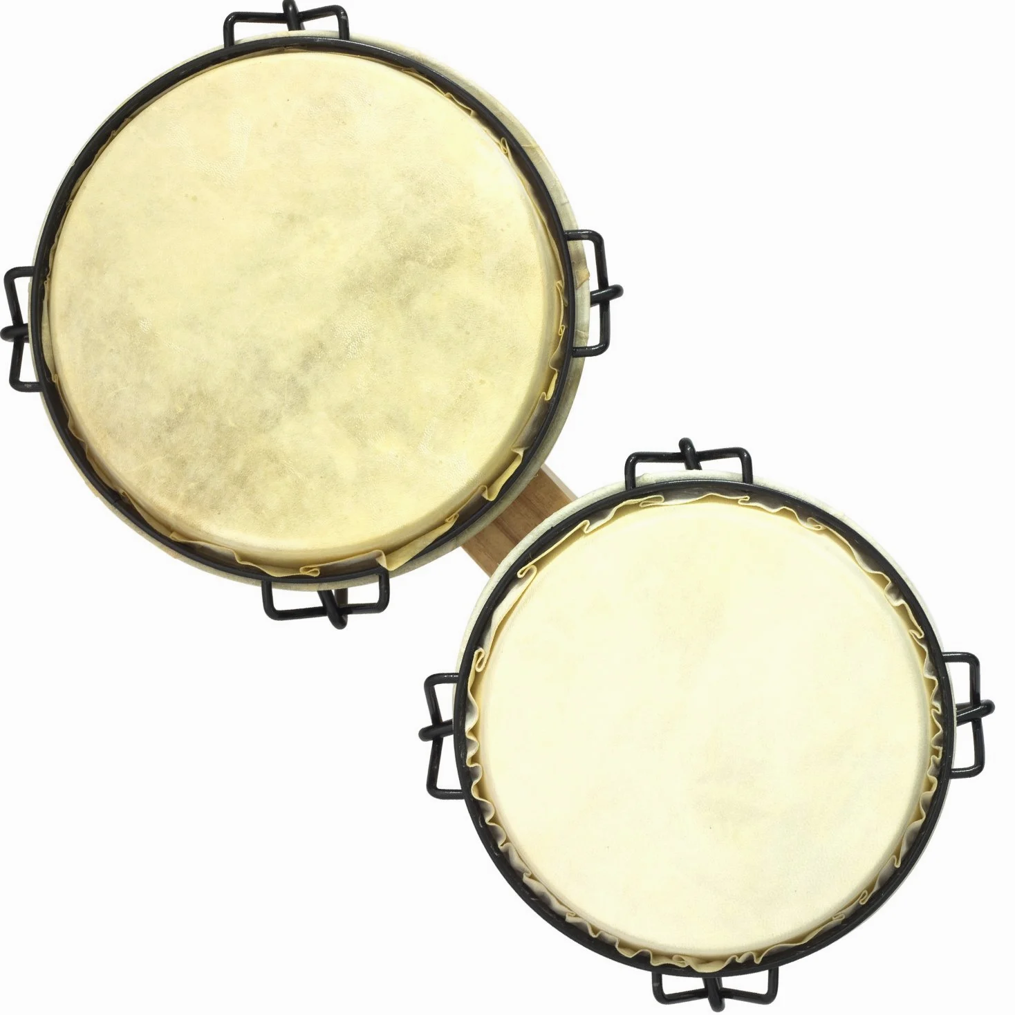 TIGER BON7-NT 6" & 7" Eichen-Bongos für Anfänger - Natur-Finish Bongos