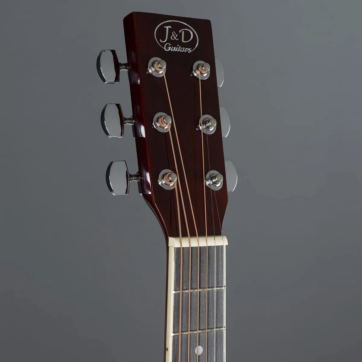 J & D AG-1 1/2 NT Westerngitarre - Akustik-Gitarre Dreadnought Mit Natural Agathis Decke, Ideal Zum Lernen