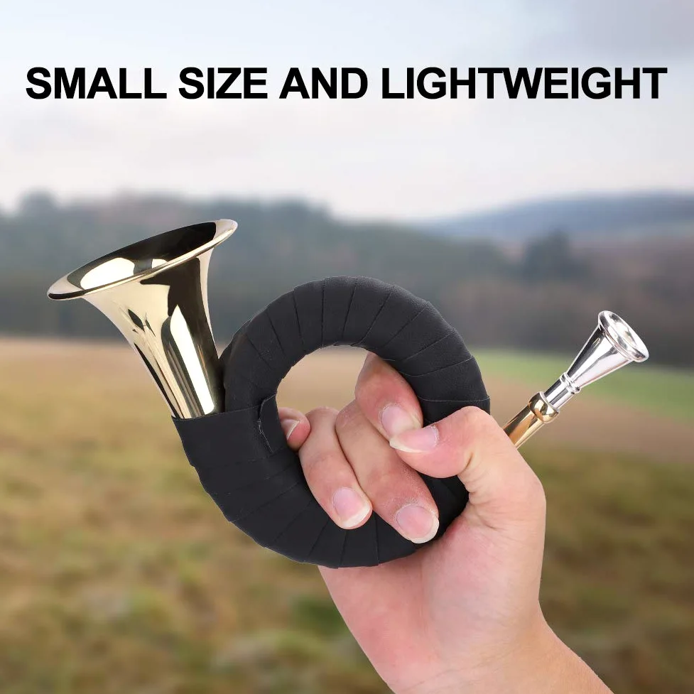 Mini-Jagdhorn, Bb-Jagdhorn für Anfänger, Musiker, Musikliebhaber Hörner