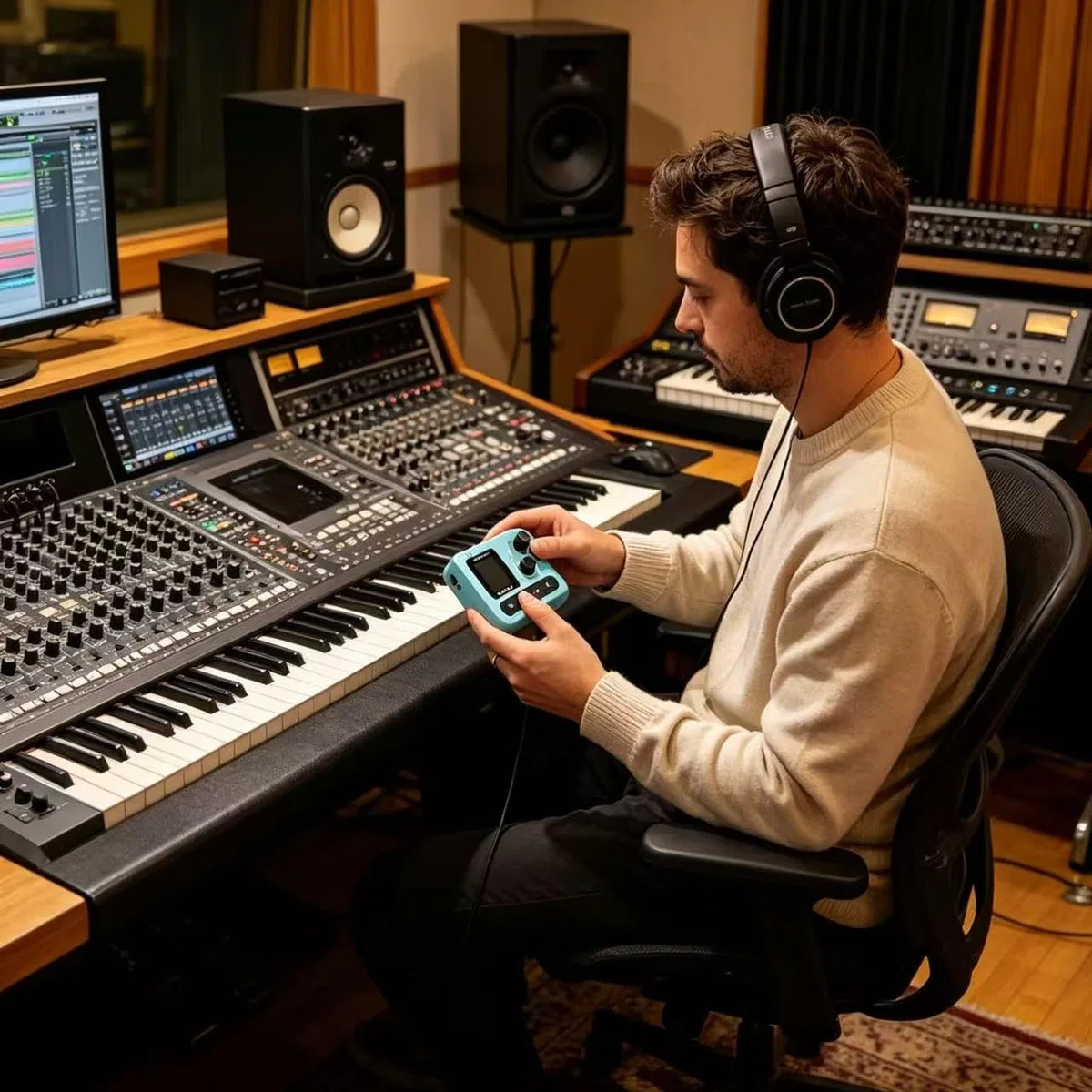E-Gitarre Multi Effektpedal mit IR-Schranksimulation, USB-OTG-Aufnahmeschnittstelle, Verstärker-Modellierprozessor, Kopfhörerausgang, Live-& Studio-Gitarren-Effektprozessor für Anfänger & Beruf