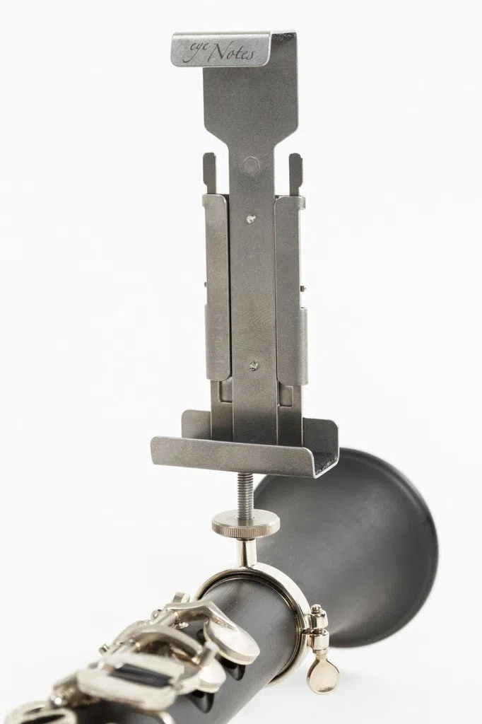 eyeNotes G3000KUE für Klarinette, Marschgabel, Marschgabel, Marschbuchhalter, Notenhalter aus Edelstahl