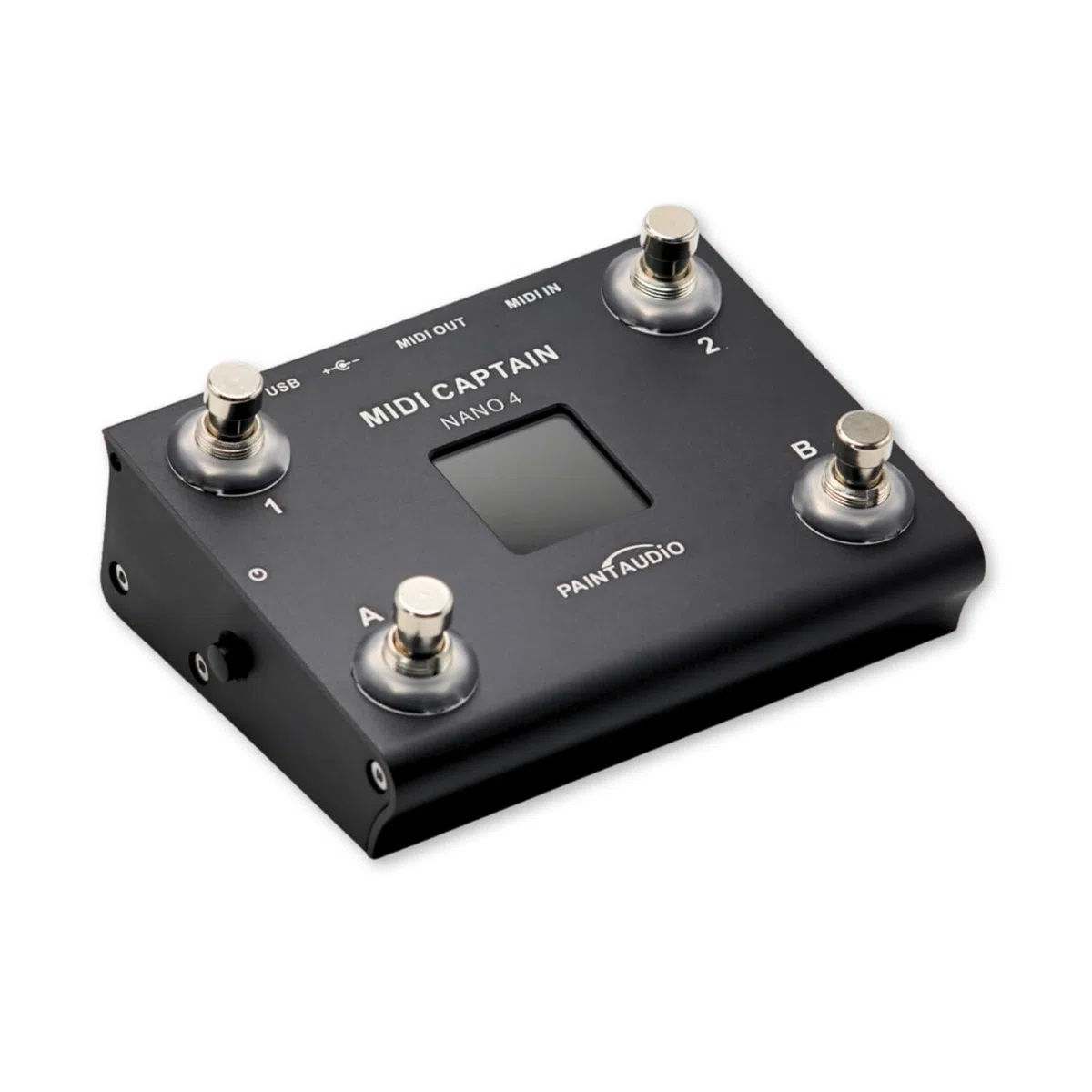 PAINTAUDIO MIDI Captain NANO 4/MINI 6 Foot Controller Multi-Effekt-Keyboards Synthesizer USB-MIDI Musiksoftware Bias Unterstützung aller PC/CC/Note-Commander (MIDI Captain NANO 4)