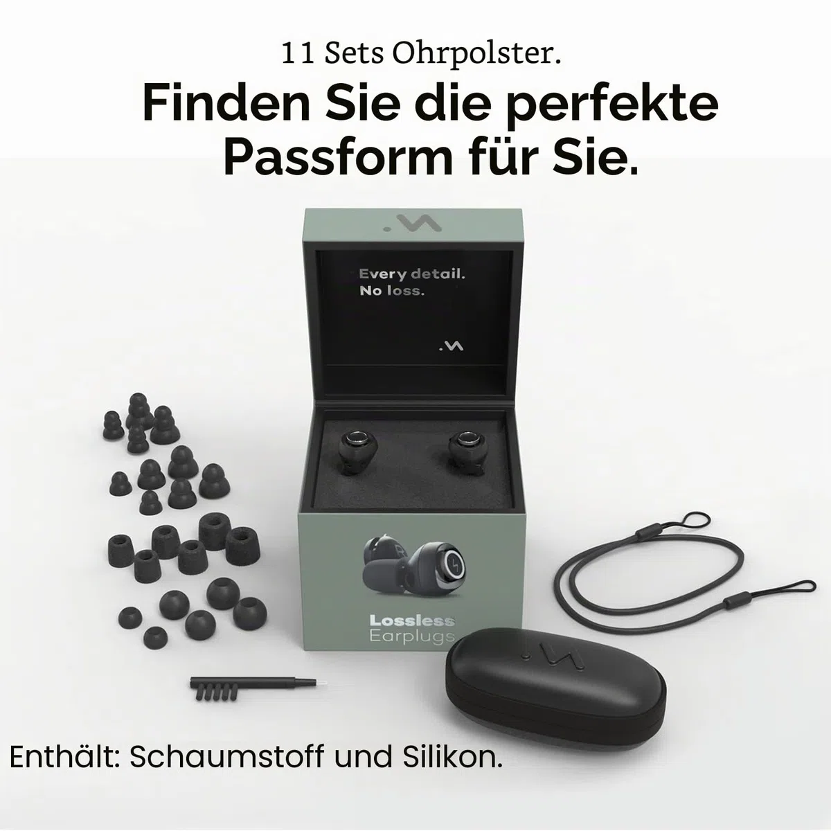 Minuendo High Fidelity Acoustic Earplugs | Hearing Protection for Musicians | Adjustable dB Attenuation Ear Plugs | Made in Norway | Award Winning Design | Suitable for Concerts, Gigs, Music