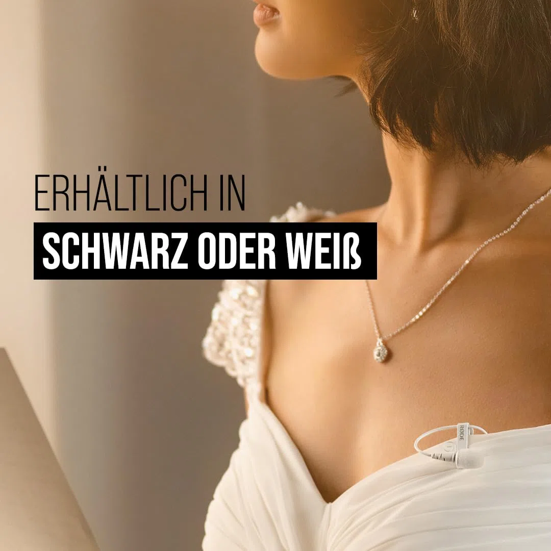 RØDE Lavalier GO Professionelles Lavalier-Mikrofon, Für Präsentationen, Podcasting und Aufnahmen, 3,5mm TRS-Anschluss, Omnidirektionale Kondensatorkapsel (Schwarz)