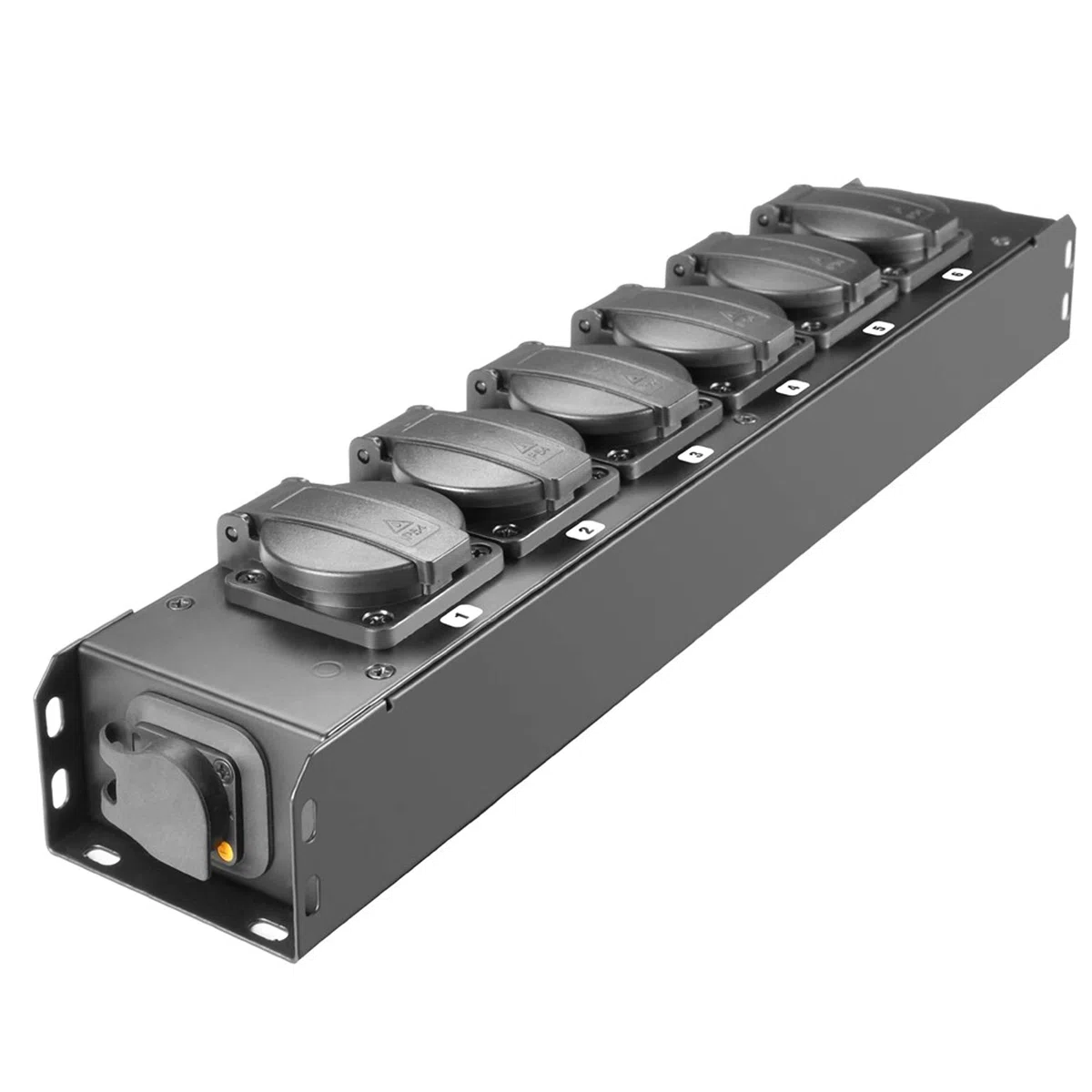 Adam Hall Cables PRO PORT 6 T Stromverteiler 6 x IP54 Schuko out & IP65 in/out