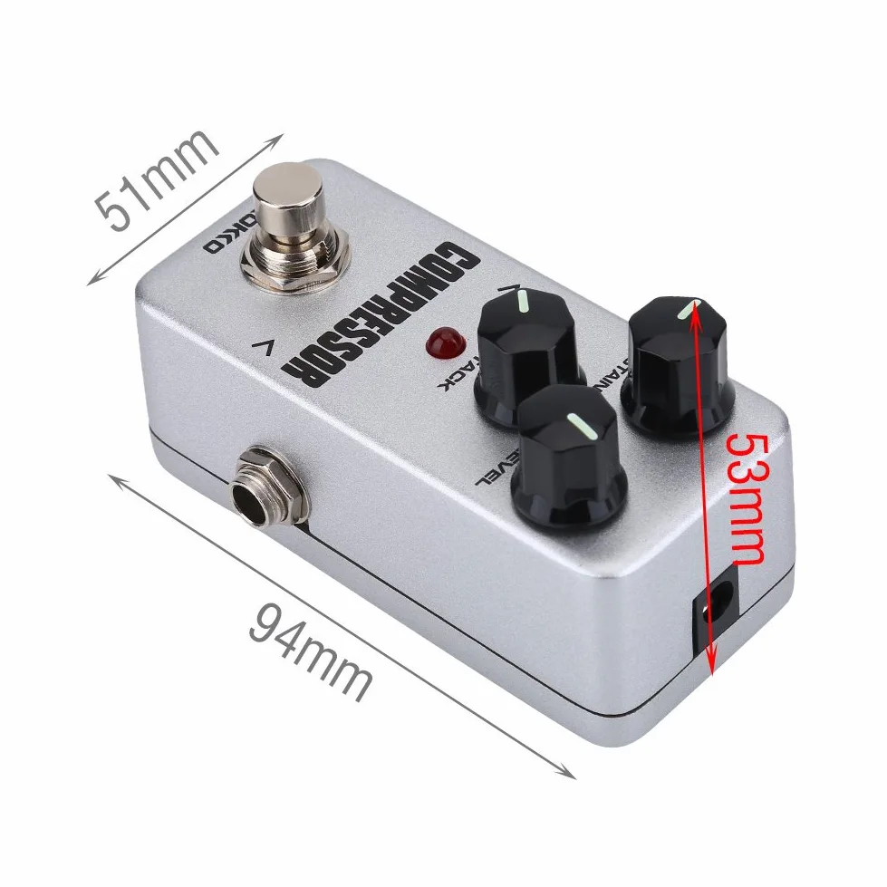 KOKKO FCP2 Compressor Sustainer Mini-Pedaleffekt für E-Gitarren-Zubehör