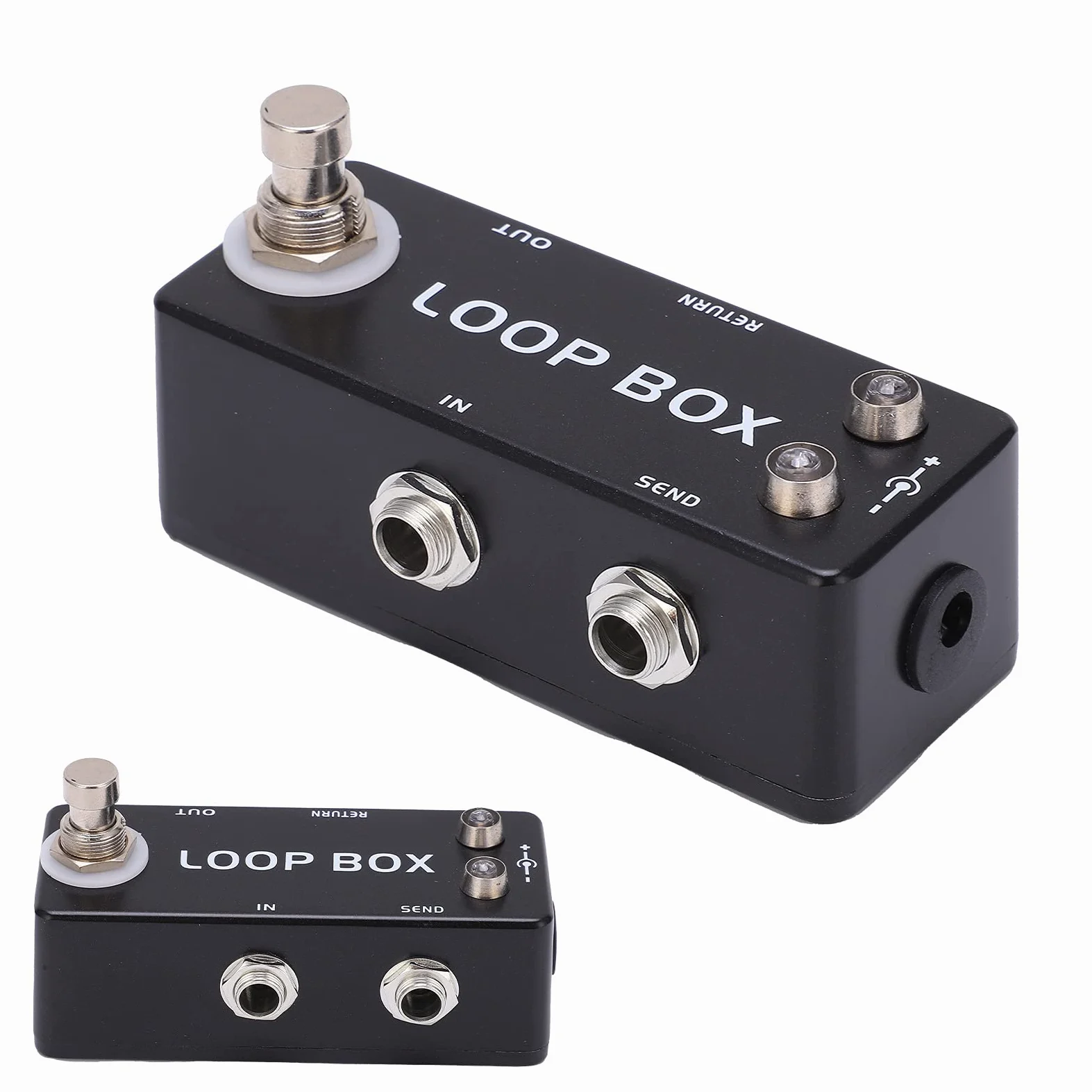 Effect Loop Pedal, Pedals Switcher Routing Selection Robust mit LED-Anzeige für Musikinstrument zum Einstellen