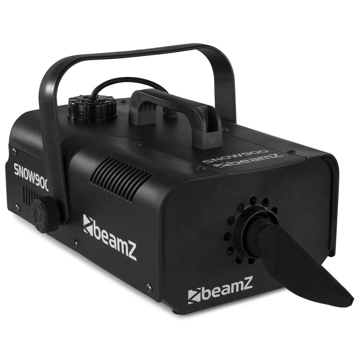 beamZ SNOW 900 • Schneemaschine • 900 Watt • 1-Liter Tank • Kabelfernbedienung • silber/schwarz