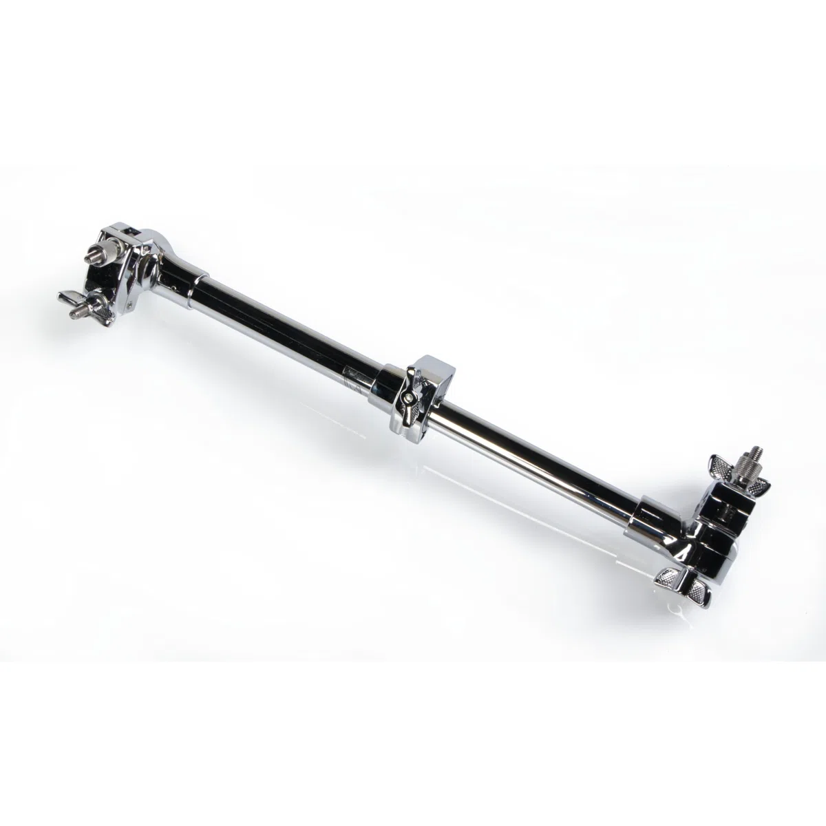 Professionelle Drum Multiclamp, 30-55 cm ausziehbar, drehbare Klammern, ergonomische Flügelschrauben, robuster Stahl, für alle Stative, flexibles Design