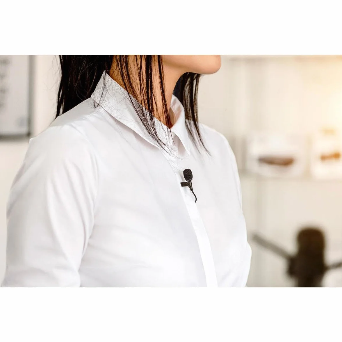 RØDE Lavalier GO Professionelles Lavalier-Mikrofon, Für Präsentationen, Podcasting und Aufnahmen, 3,5mm TRS-Anschluss, Omnidirektionale Kondensatorkapsel (Schwarz)