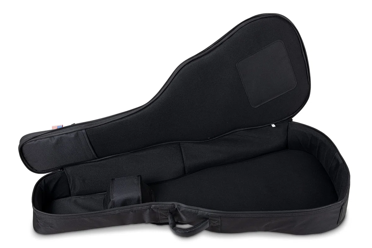 OVATION Guitars Gitarren Gig Bag Deluxe – passend für Deep Bowl/Mid-depth + 12-String – Cordura Tasche gepolstert – wasserabweisend – OVGB-DL-MD
