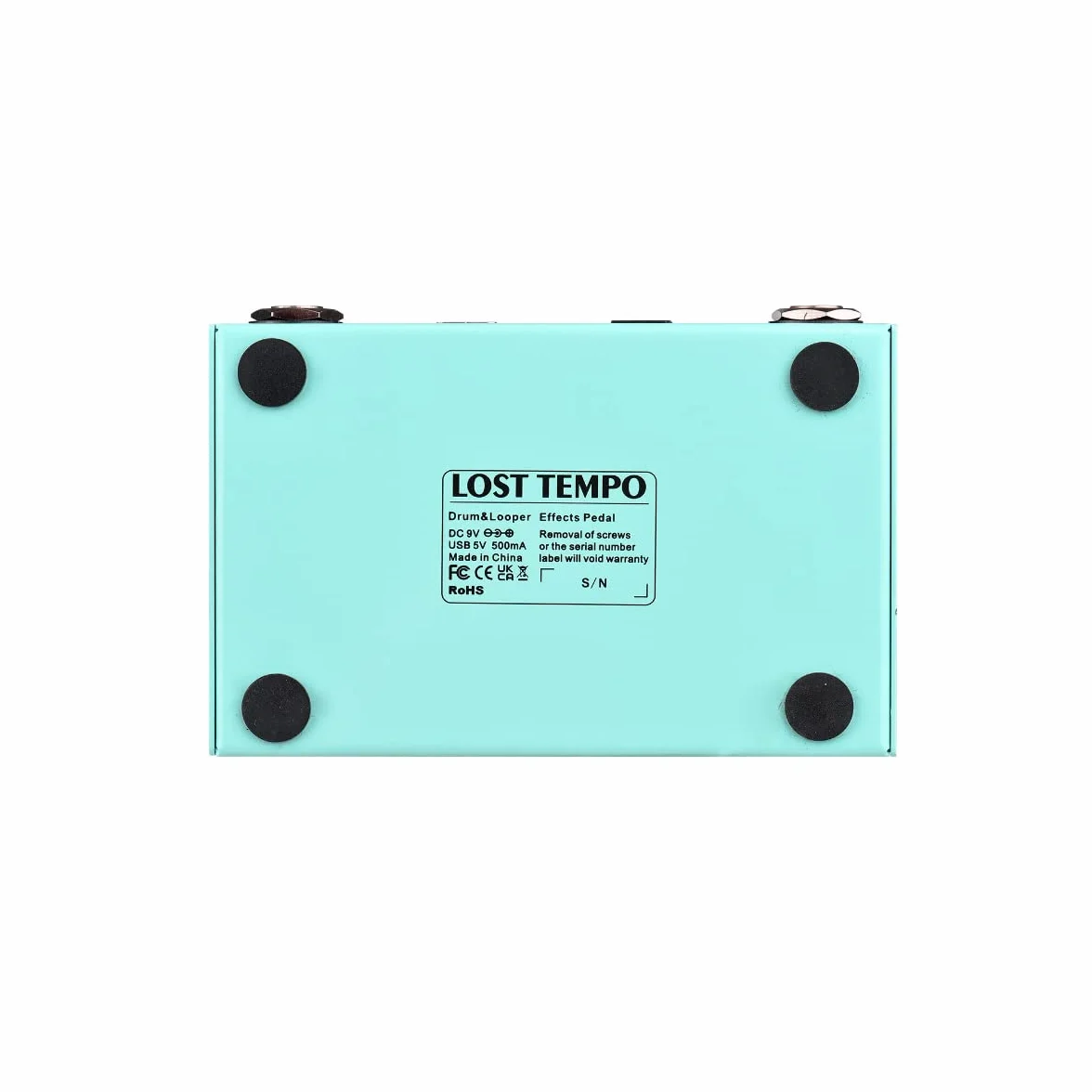 M-VAVE Lost Tempo - Gitarrenpedal mit Drum & Looper-Effekt und doppeltem Fußschalter