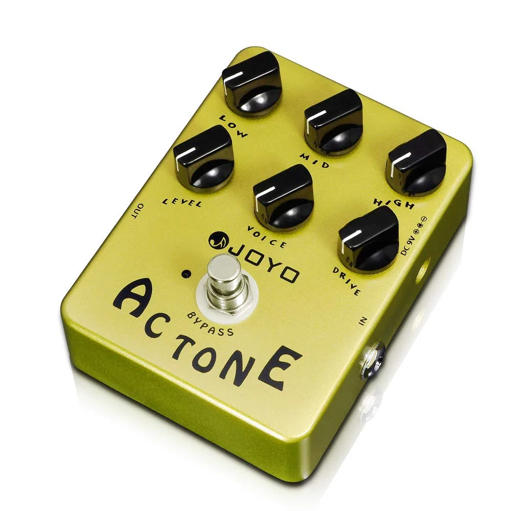 JOYO AC Tone Vintage Tube Amp Simulator Pedal Britischer AC30 Rock Sound für E-Gitarre (JF-13)