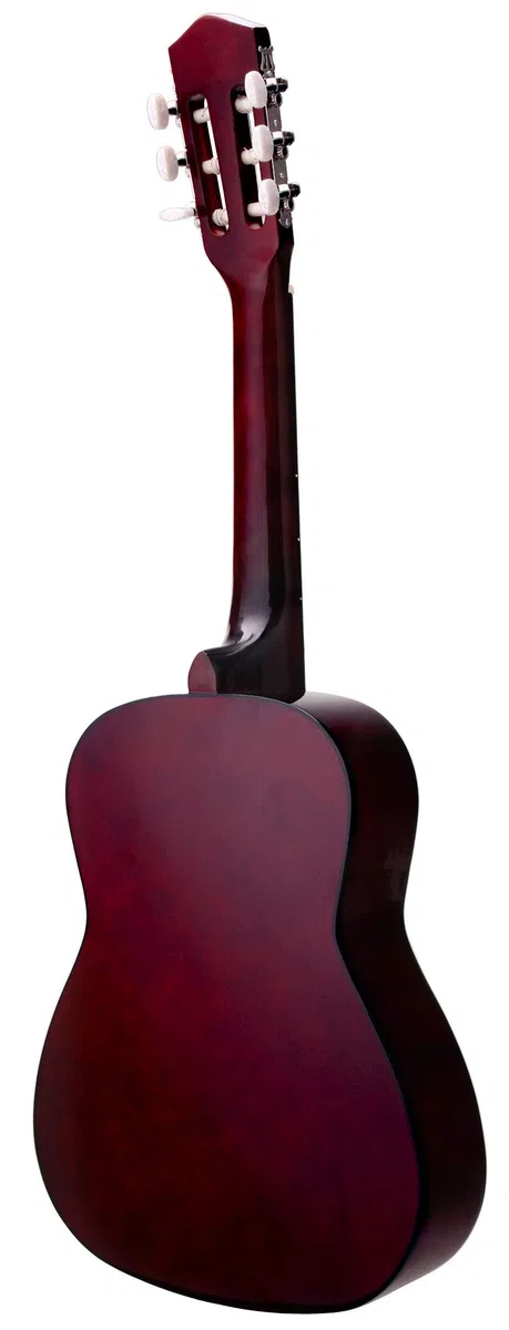 Classic Cantabile Acoustic Series AS-851-L Klassikgitarre 1/2 für Linkshänder Starter-SET (Konzertgitarre, Bag/Tasche, Schule, Plektren, Saiten, Stimmpfeife) natur