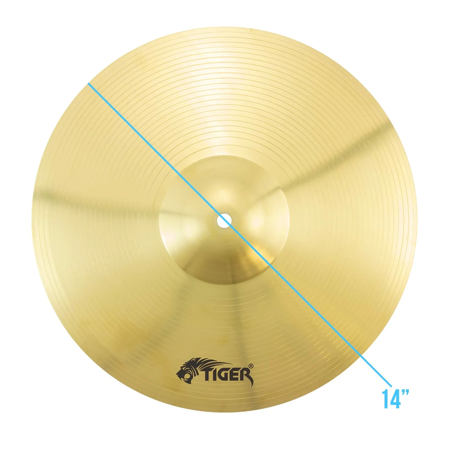 TIGER CYM7-BR 14 Zoll HiHat-Becken