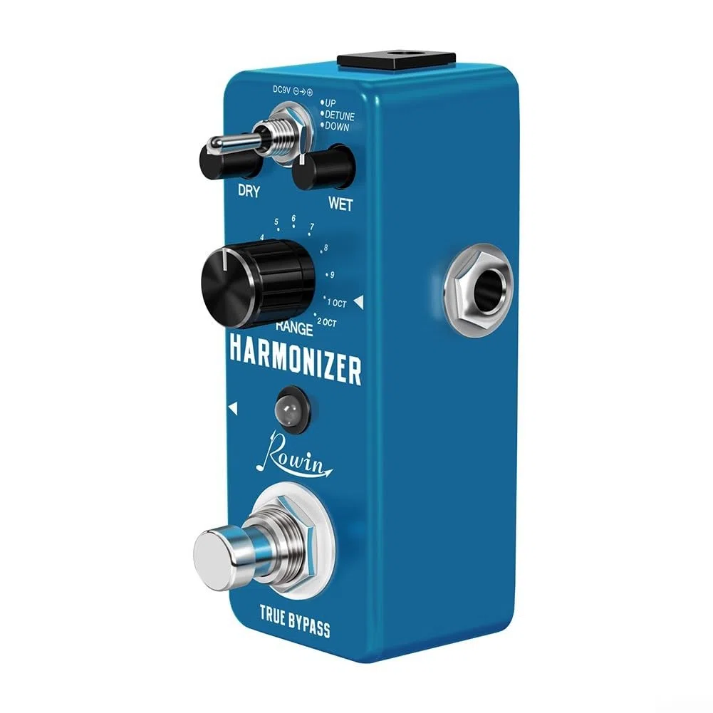 Rowin LEF-3807 Gitarren-Harmonizer-Pedal, digital, Pitch-Effektpedale, True Bypass