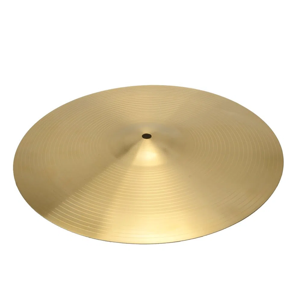 Professionelles Ride-Becken aus Kupferlegierung, 0,8 mm (18 Zoll), goldfarben