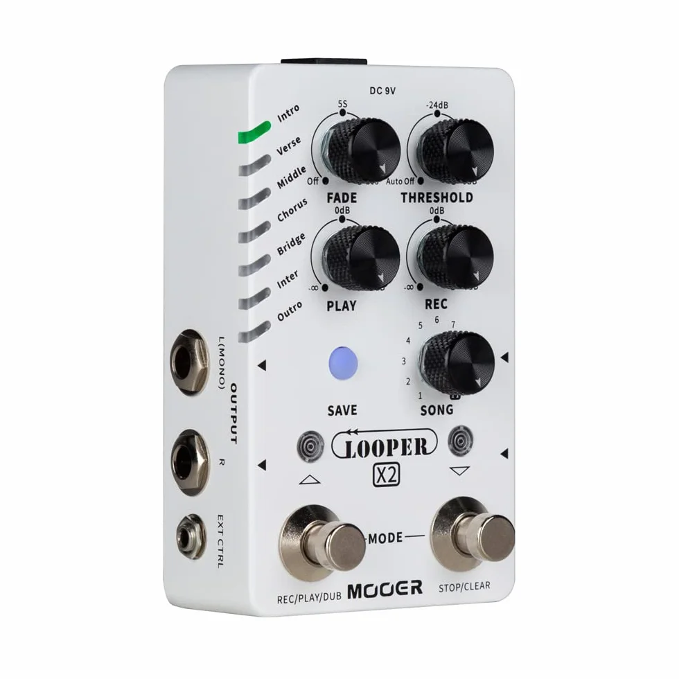 Mooer Looper X2 - Stereo Looper Pedal
