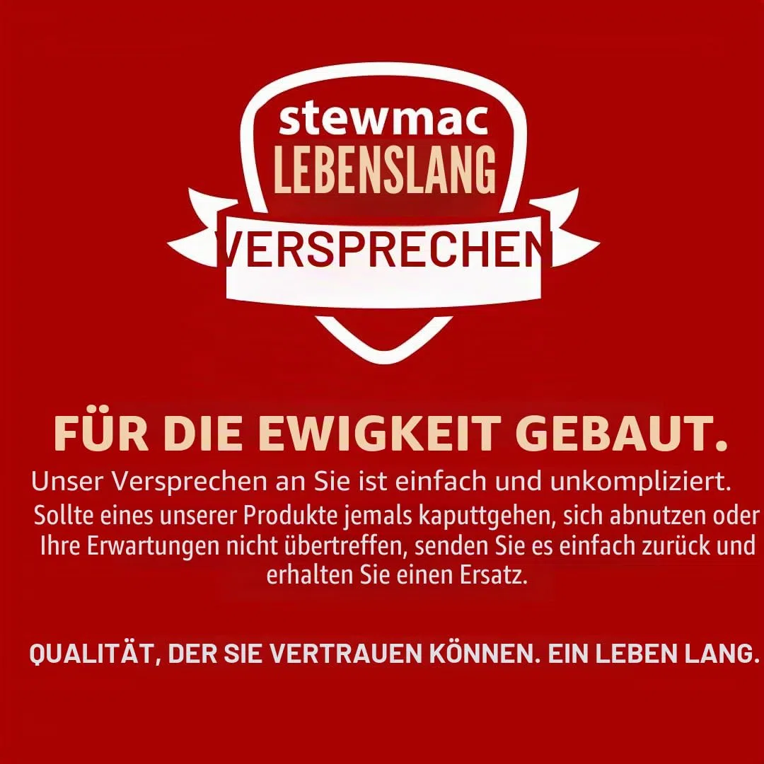 StewMac – Fret Rocker Professioneller 4-in-1 Bundprüfer für Gitarre, Bass & Gitarrenbau, Präzisions-Lineal zur Identifizierung hoher Bünde, Edelstahl-Design