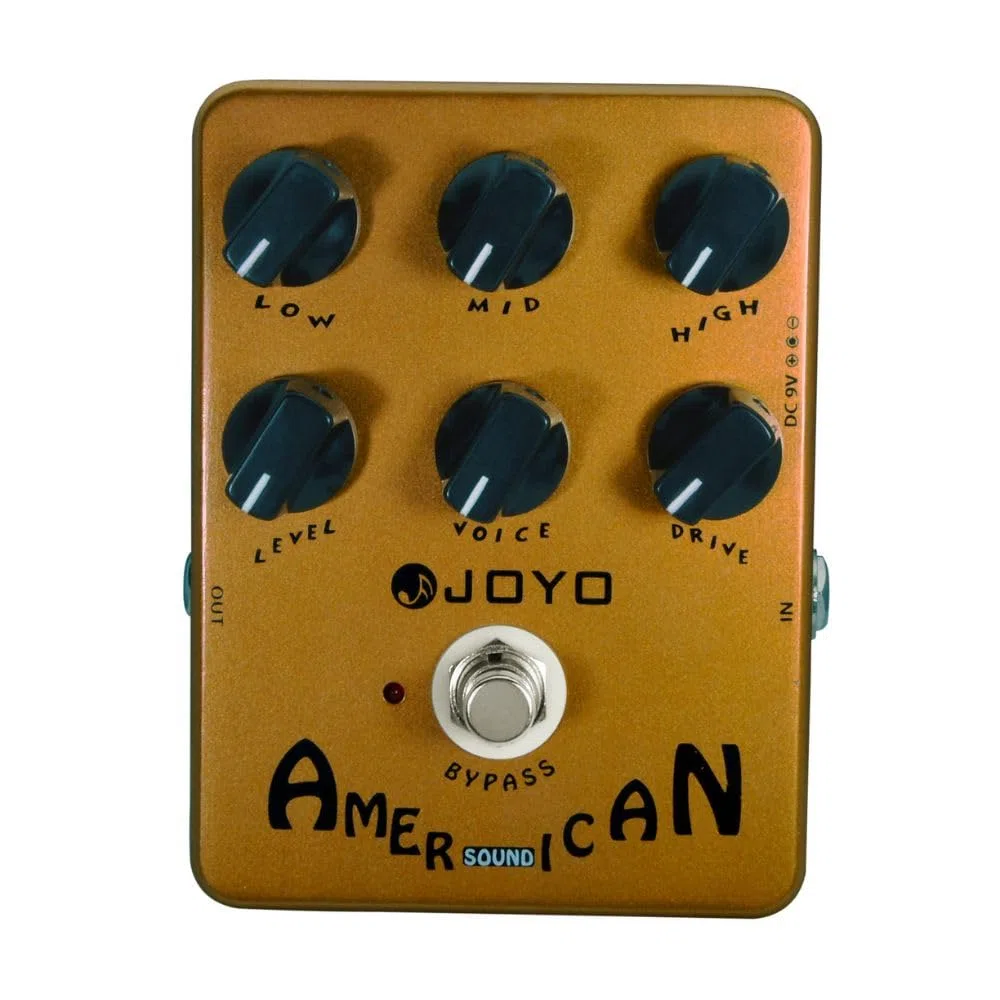 JOYO AC Tone Vintage Tube Amp Simulator Pedal Britischer AC30 Rock Sound für E-Gitarre (JF-13)