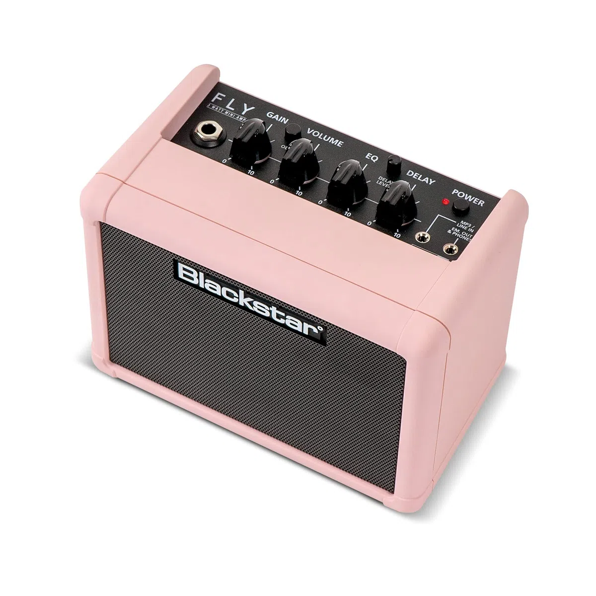 Blackstar Fly 3 Tragbare batteriebetriebene Mini-E-Gitarre, Verstärker MP3, Line In & Kopfhörer Line Out, Pink