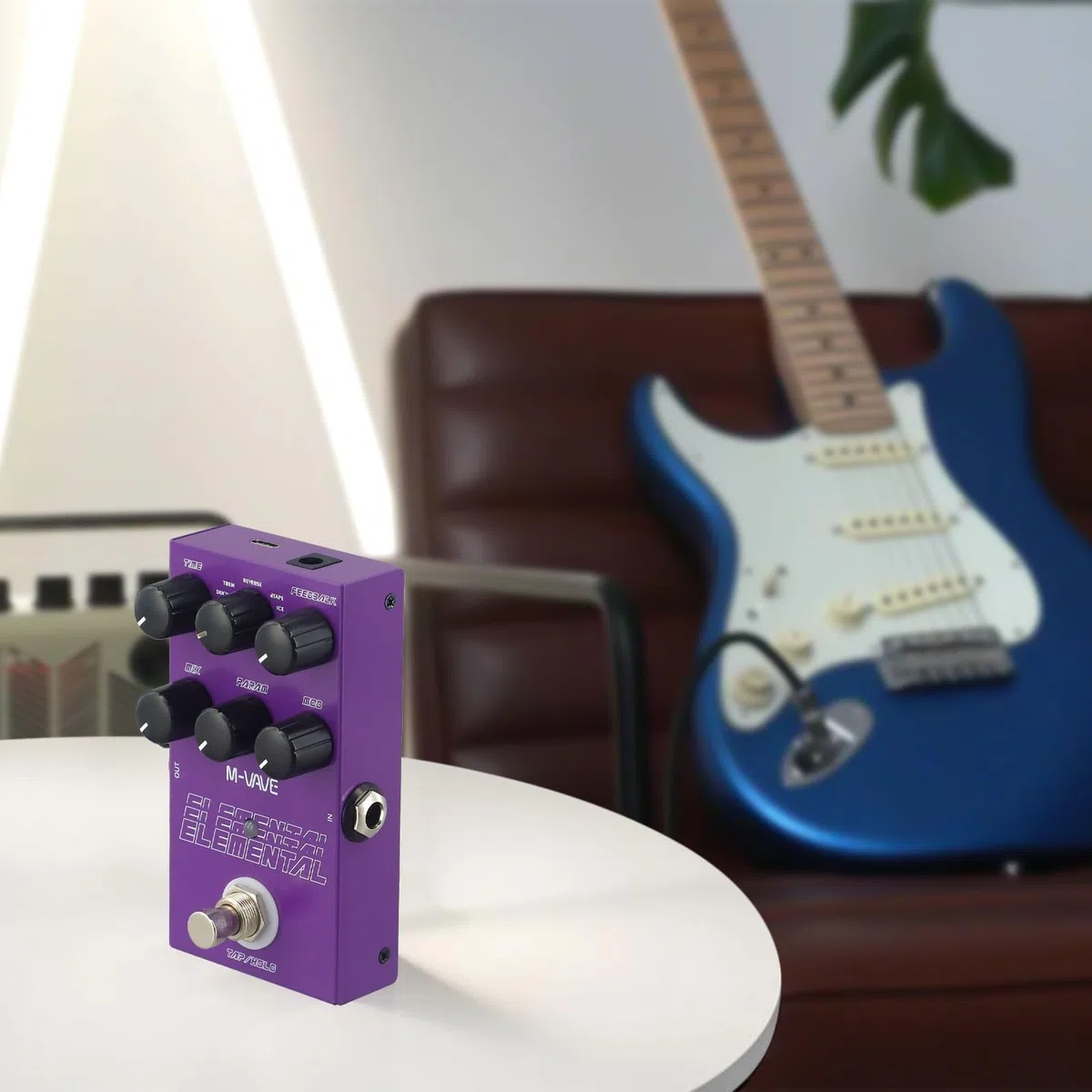 9 Delay Effects Digital Pedal für Gitarre mit langer Verzögerungszeit und für TAP/HOLD Modus für musikalische Vielseitigkeit