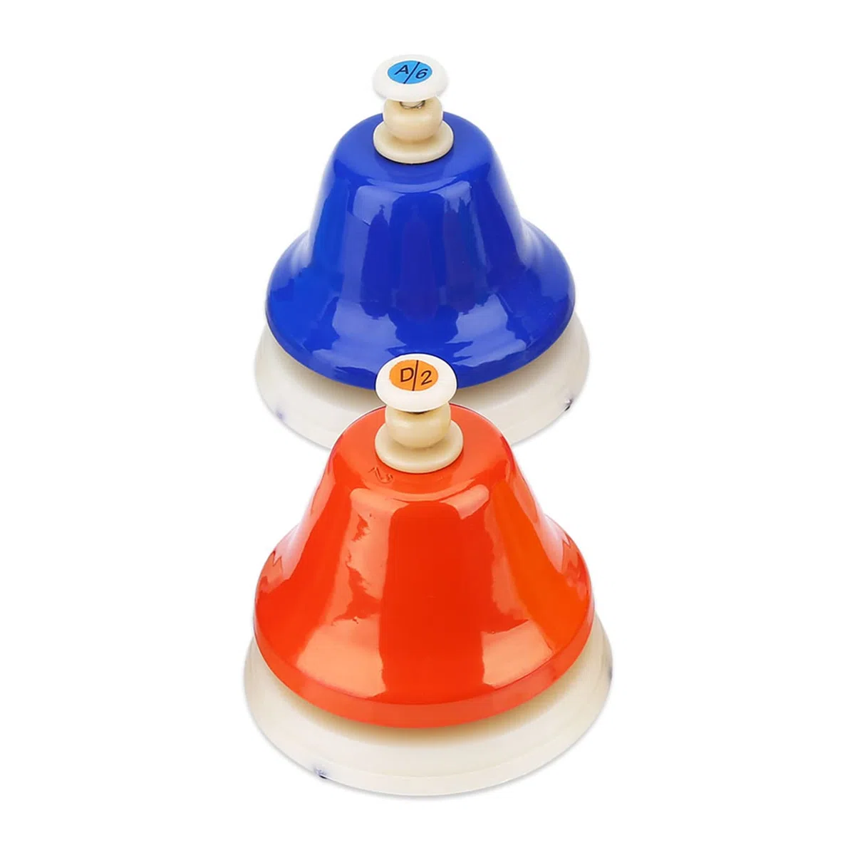 Buntes 8-Noten-Handglocken-Set – Entsprechende Noten- und Skalenposition für Einfaches Spielen – Gestimmt – Ideal für Musiklehre und -Lernen – Geeignet für Kindergärten und