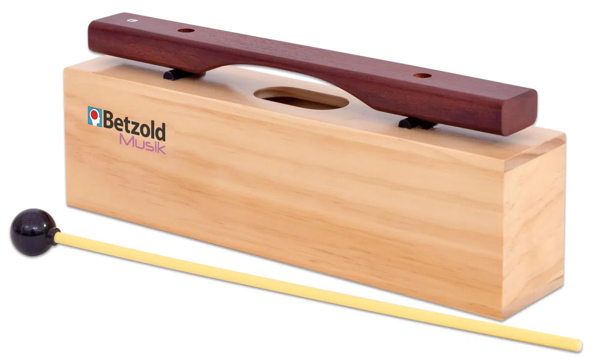 Betzold - Einzelner Alt-Klangbaustein, inkl. Schlägel - Musik-Unterricht Grund-Schule