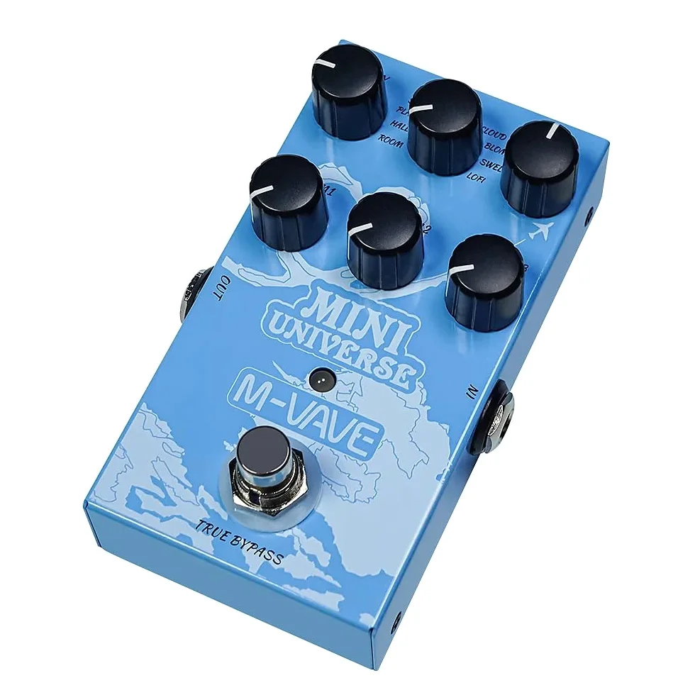 M-Vave Miniuni - 9 digitale Reverb-Effekte in einem Gitarrenpedal