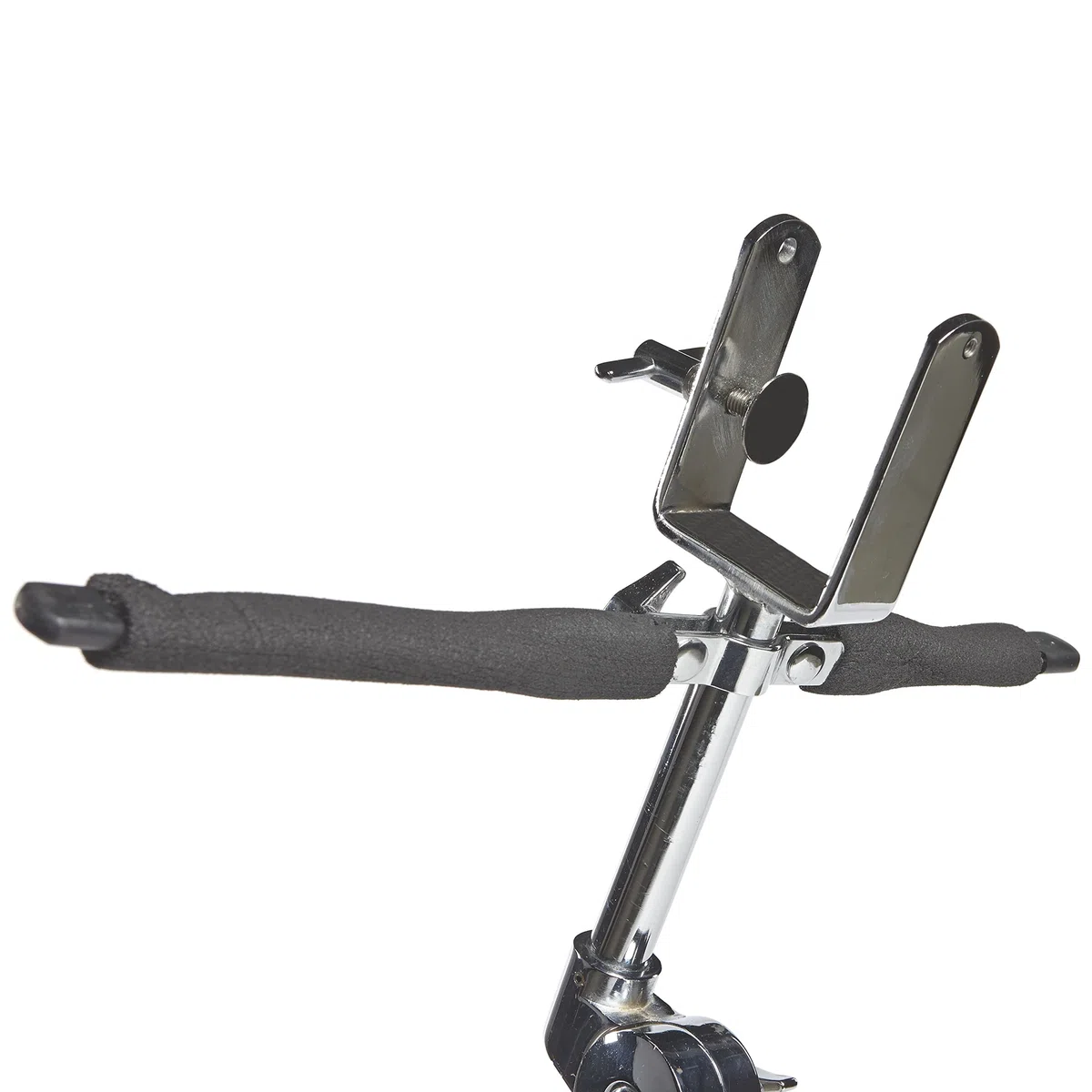 Fame Bongoständer BGS9000, doppelstrebig, höhenverstellbar von 97 cm – 134 cm, breite Gummifüße, Neigungswinkel einstellbar, Percussion Zubehör, Trommelhalter