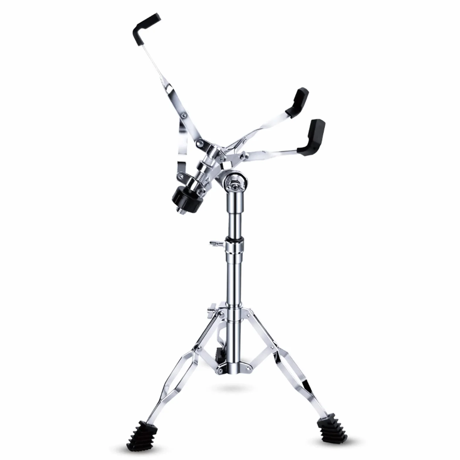 Höhenverdickter, Stabiler Universal-Trommelstativ, Snare-Drum-Ständer, Verstellbarer Snare-Ständer, Doppelt Verstrebt, für ätherische, Dumme Snare-Drums