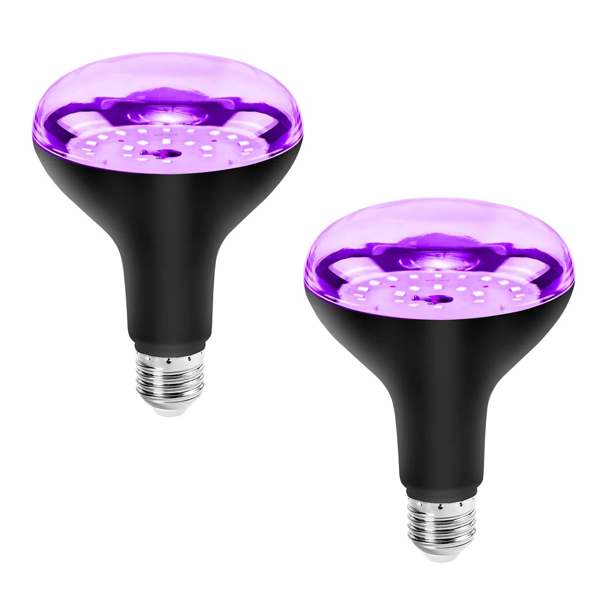 2er E27 15W UV Schwarzlicht Glühbirne, Black Light Bulb 385-400nm UVA Schwarzlichtlampe Beleuchtung,Partylicht Neonfarben für Halloween Party Disco Club Bar Körperkuns