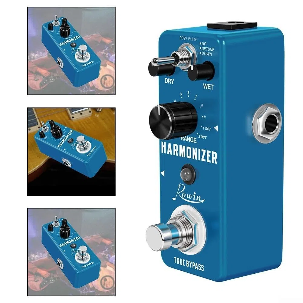 Rowin LEF-3807 Gitarren-Harmonizer-Pedal, digital, Pitch-Effektpedale, True Bypass