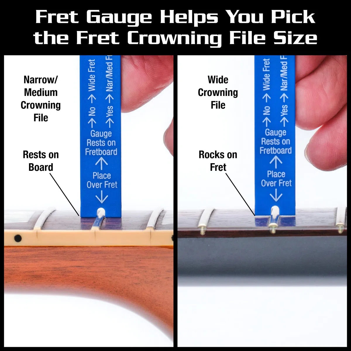 MusicNomad Precision Fret Rocker+ and Fret Gauge Kit (MN870)