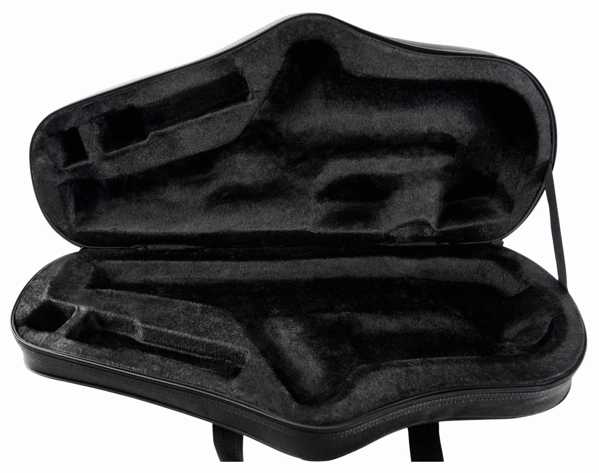 Classic Cantabile Leichtkoffer für Altsaxophon (Alt Saxophon Koffer, Lightcase, Softcase für Altsax, reiß- und wasserfestes Außengewebe, hochwertige Thermopolsterung, Außenmaße: 64 x 29 x 18 cm)