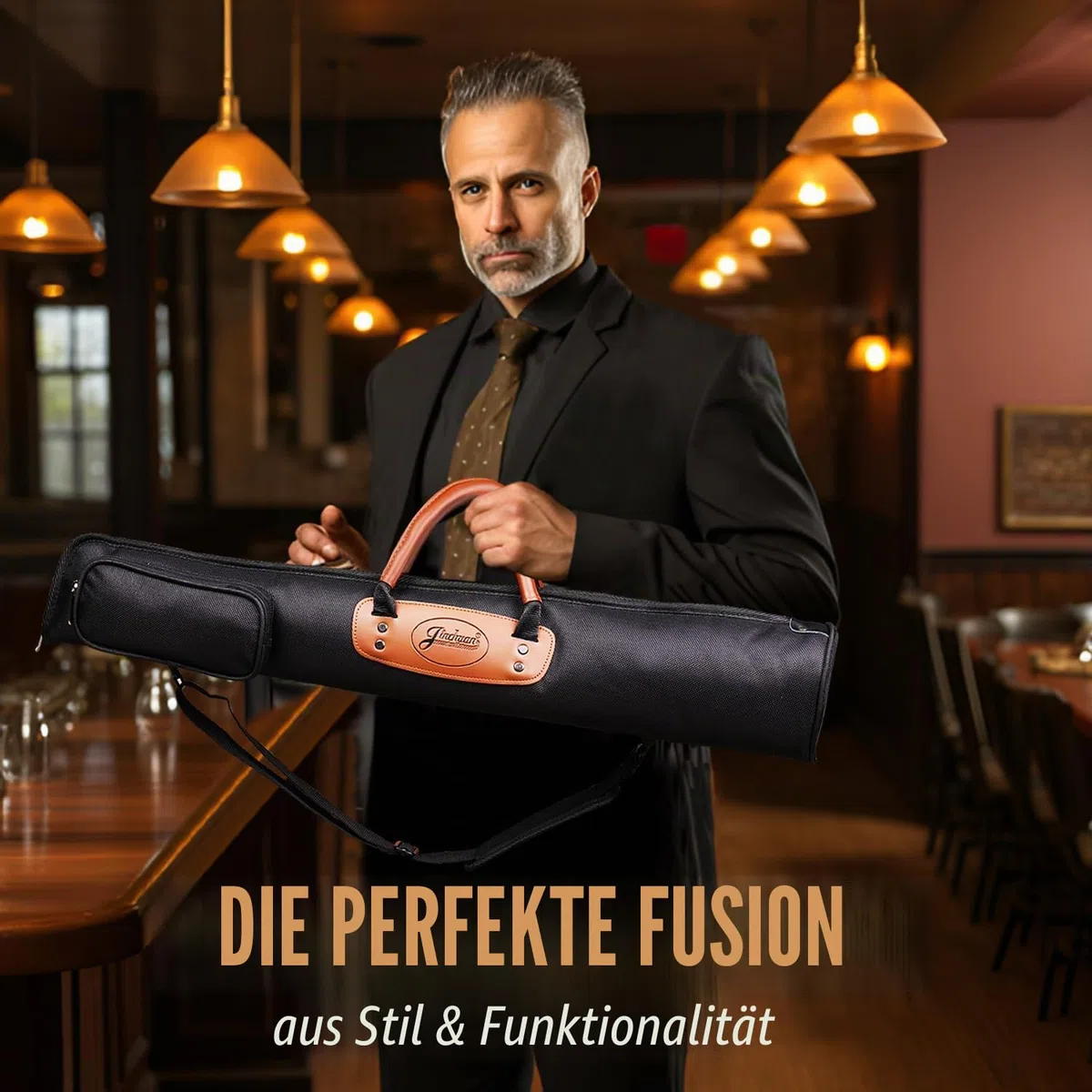 Flexzion-Sopransaxophon-Etui Sopransaxophon, Saxophon-Gig Rucksack Riemen, Tasche, Ledergriff, Aufbewahrung Musikinstrumente, leicht, Wasser & stoßfest für Windregler, Steigeisenklarinette, schwarz