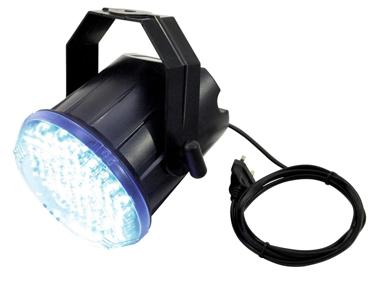 EUROLITE LED Techno Strobe 250 Sound | Kompaktes Stroboskop mit 74 x 10-mm-LED und einstellbarer Blitzfrequenz