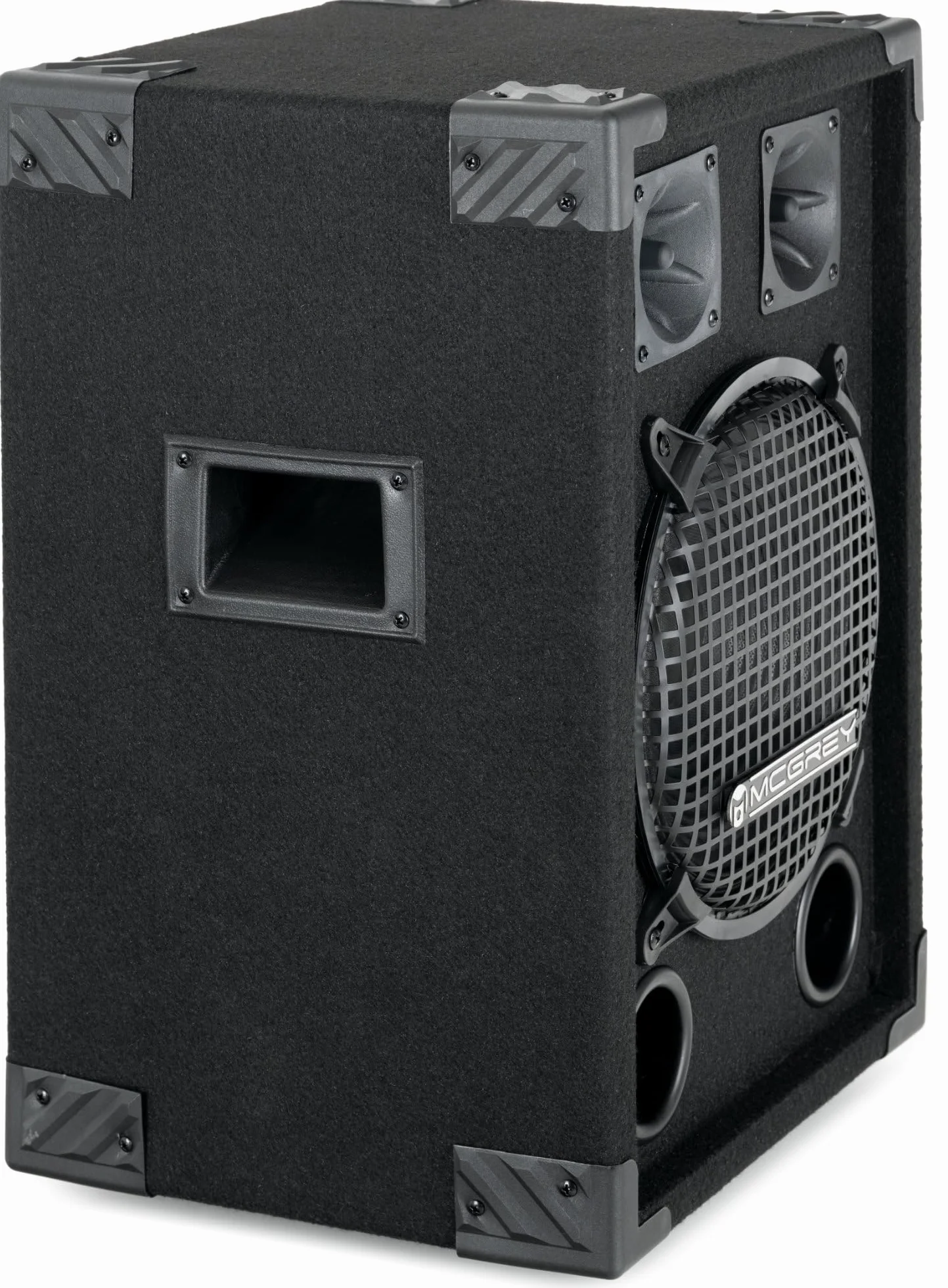 McGrey DJ-1022 DJ PA Lautsprecher Box 25cm (10“) Subwoofer 400W (Passiv, 2-Wege System, Holzgehäuse)