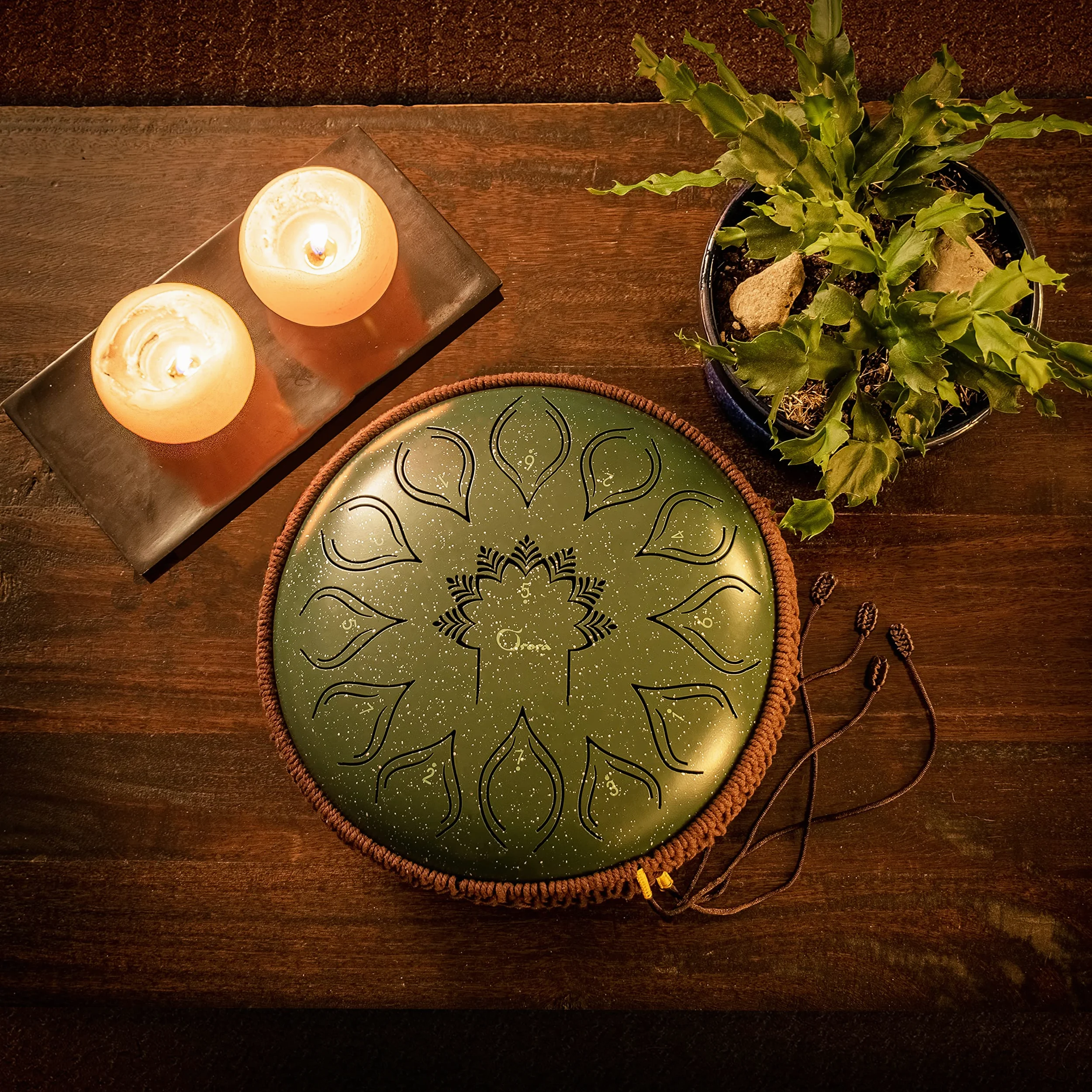 ORORA Steel Tongue Drum, Zungentrommel, 12 Zoll 13 Noten - Handpan, Ideal für Entspannung - Musikinstrument für Kinder und Erwachsene - Ebook mit 20 Notenblättern kostenlos - Originelles Geschenk