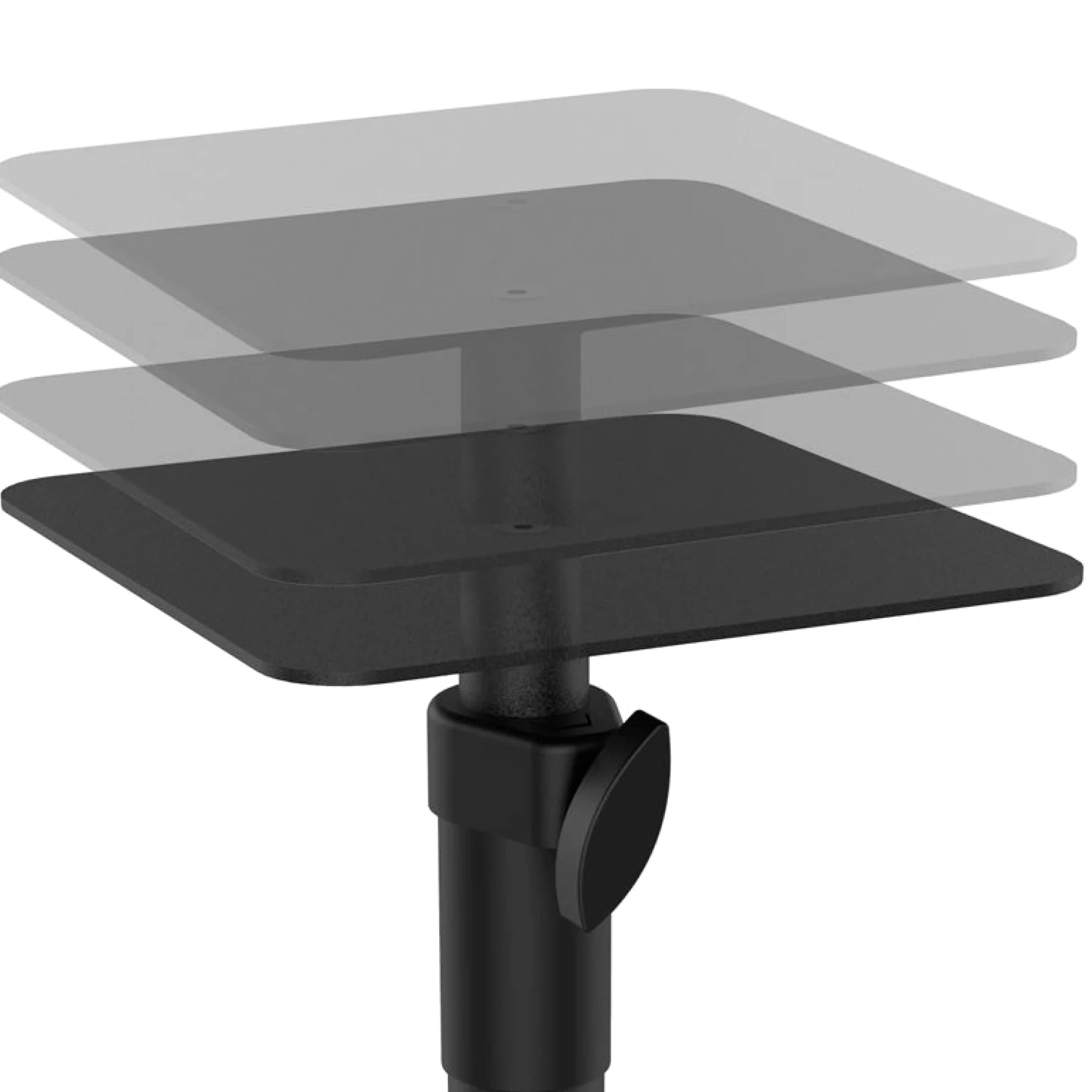 Audibax Neo STM-20 Soportes de Mesa Regulables para Monitor Estudio y Altavoz (Pareja)