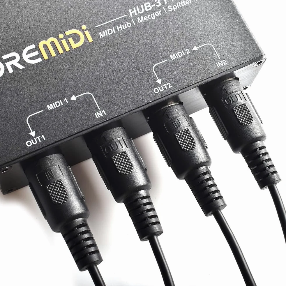 MIDI HUB-3 Pro Box unterstützt MIDI Routing Filterung Merging Splitting (HUB-3 Pro)