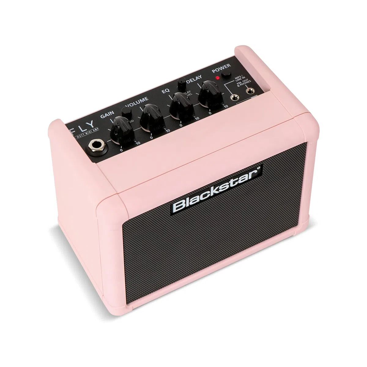 Blackstar Fly 3 Tragbare batteriebetriebene Mini-E-Gitarre, Verstärker MP3, Line In & Kopfhörer Line Out, Pink