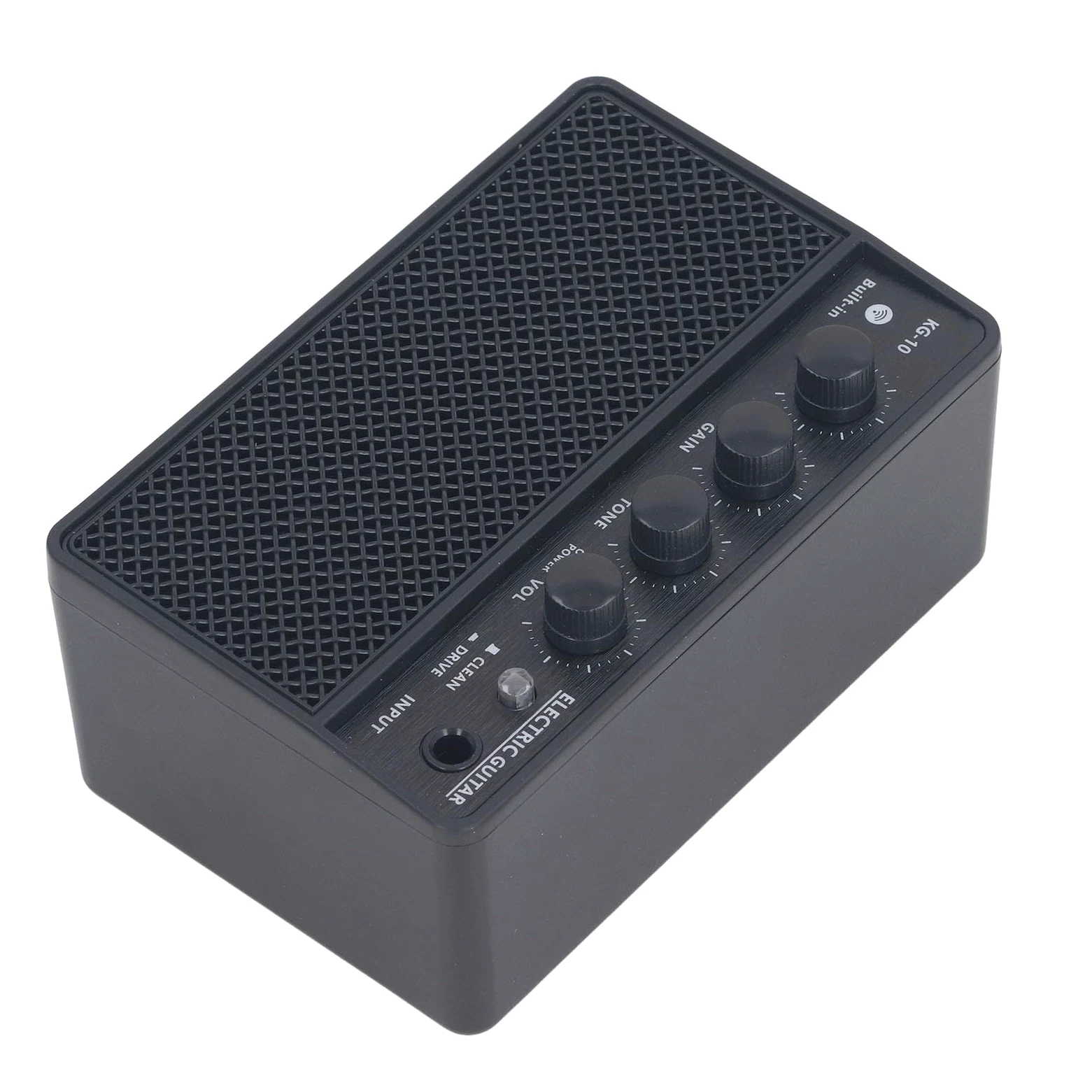 E -Gitarren -Verstärker, 10W BT -Kopfhörer -Konnektivität Wiederaufladbarer Dual -Channel -Lautsprecher für Übung Desktop