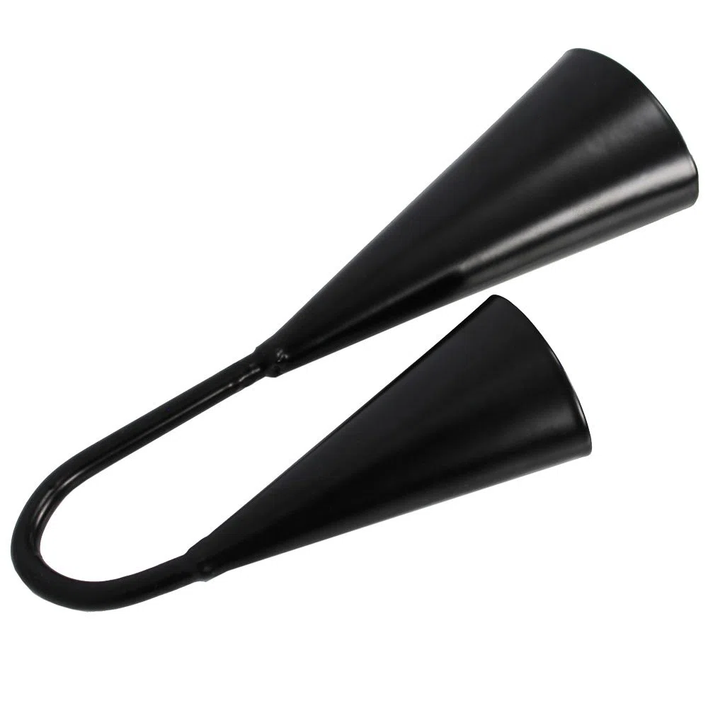 Club Salsa F835250 Cabasa, 16,5 cm x 6 cm & A-Star AGG02 Agogo doppel Metall Glocke